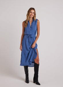 Sleeveless Pullover Midi Dress | Bright Indigo