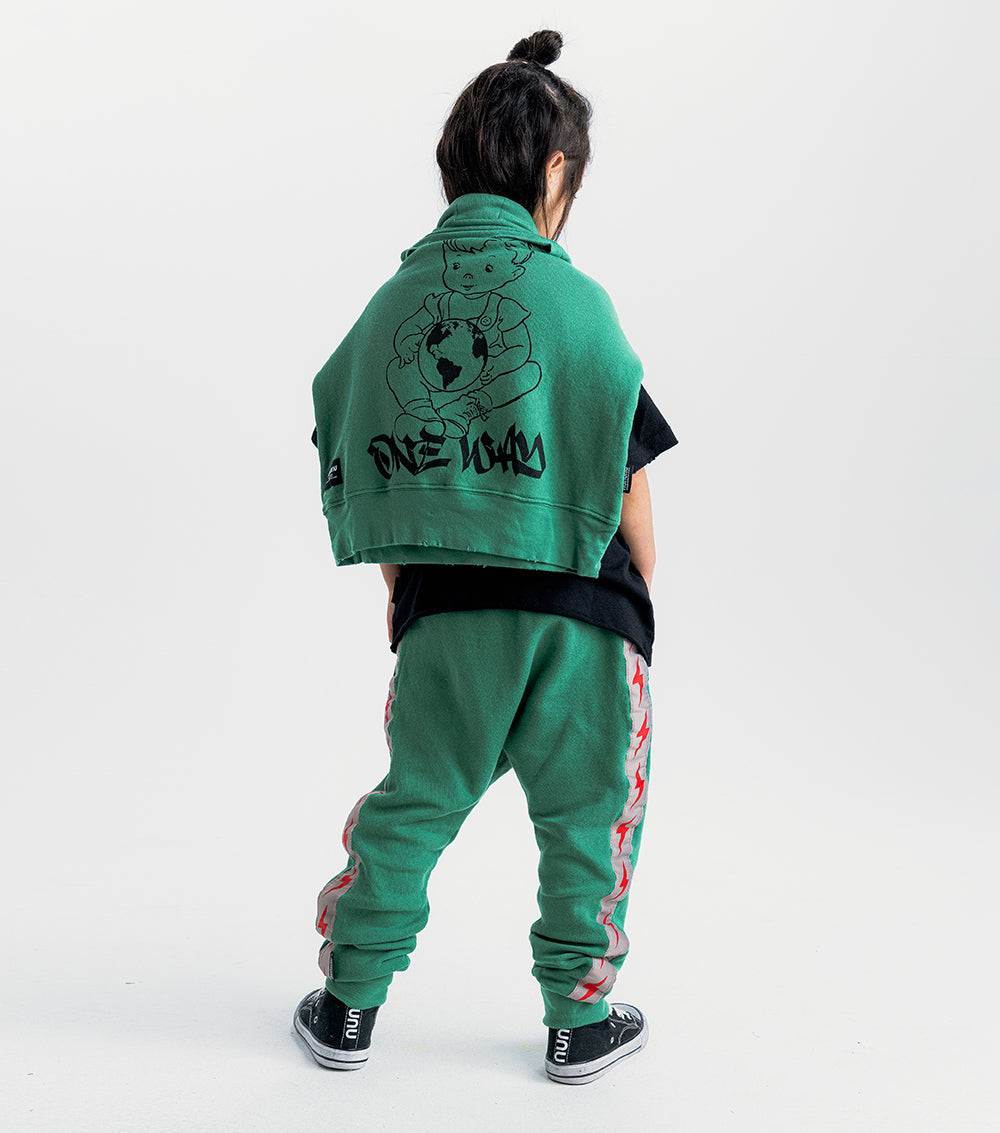 Unisex | Global Kid Sweatshirt | Moss Green