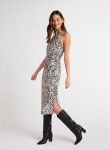 Tank Slip Dress | Abstract Bloom Print