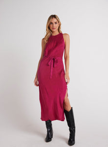 Tank Slip Dress | Fuchsia Berry