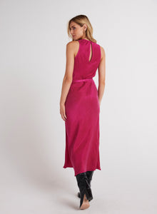 Tank Slip Dress | Fuchsia Berry
