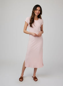 Tee Shirt Midi Dress | Pismo Pink
