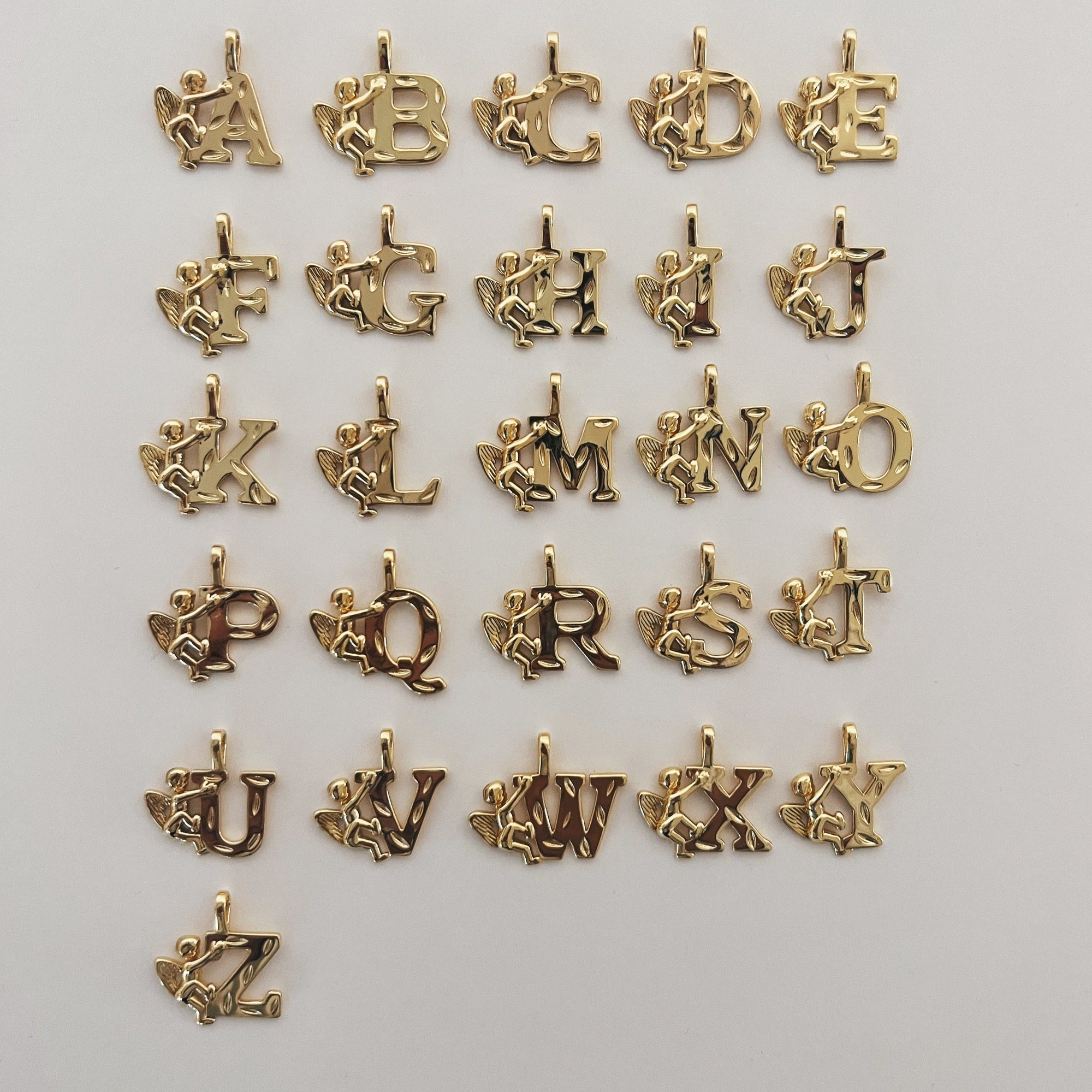 THE ANGEL LETTER PENDANT - The M Jewelers