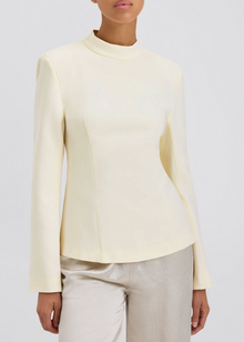 Womens | Ronit Long Sleeve Top | Ecru