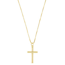 The Cross Pendant Necklace | Gold Vermeil & Sterling Silver