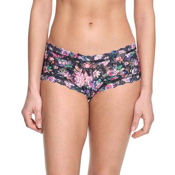 Signature Lace Boyshort | Dark Peoni