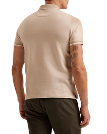 Men | Helta Short Sleeve Slim Fit Polo | White Pastel