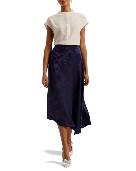 Women | Extended Shoulder Straigh | White Pink