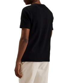 Men | Curlys Short Sleeve Reg Textured T Shirt | Black