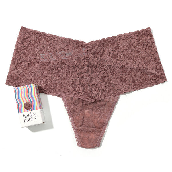 Retro Thong | Artichoke Heart Purple
