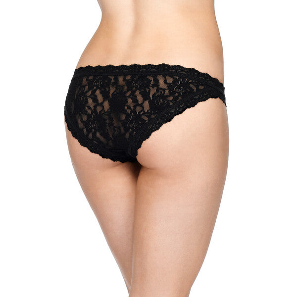 Signature Lace Brazilian Bikini | Black