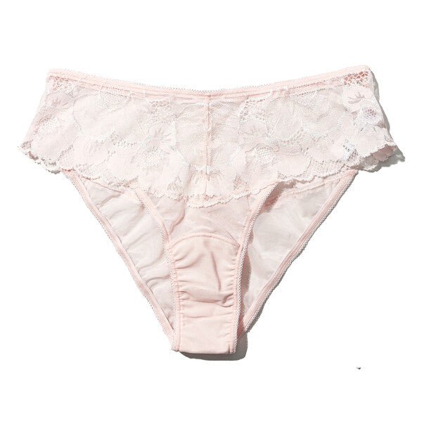 Signature Lace V-Front Brief | Vie En Rose (Pink)