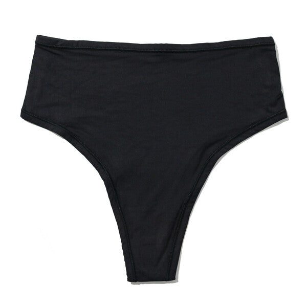 Your Fit High Cut Thong | Black