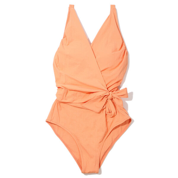 Swim Wrap One Piece | Florence (Orange)