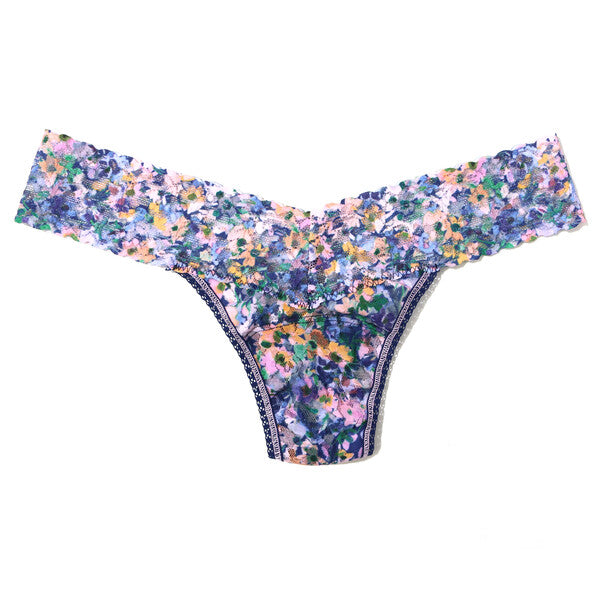 Signature Lace Low Rise Thong | Staycation