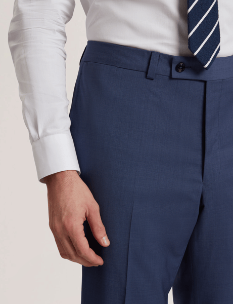 Men | Classic Wool Suit Trouser | Navy (V2)