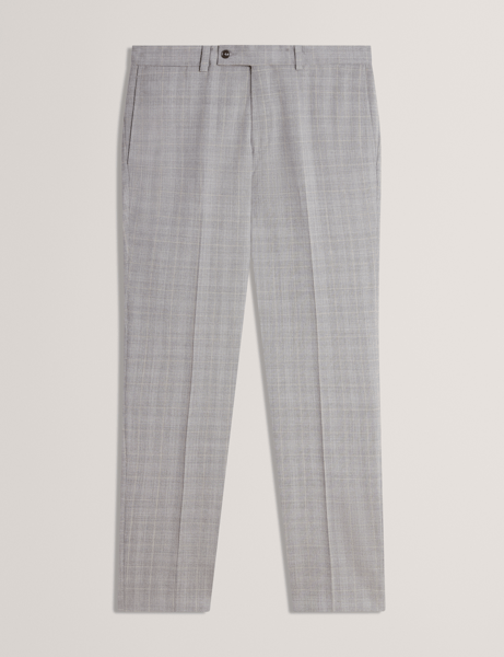 Men | Classic Wool Suit Trouser | Light Pastel Grey (V3)
