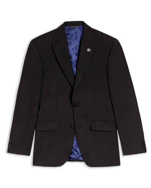 Men | Classic Wool Suit Jacket | Black