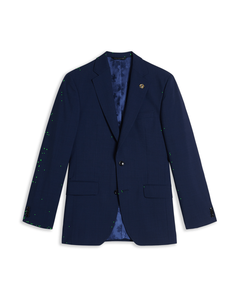 Men | Classic Wool Suit Jacket | Obsidian Heather