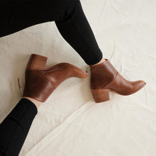 Image 1 of the Dari Boot Brandy on model