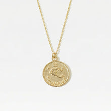 The Zodiac Medal Necklace | Gold Vermeil