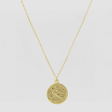 The Zodiac Medal Necklace | Gold Vermeil