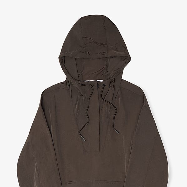 Packshot image of the Britt Hoodie—AirTech in Dark Moss | Exclude